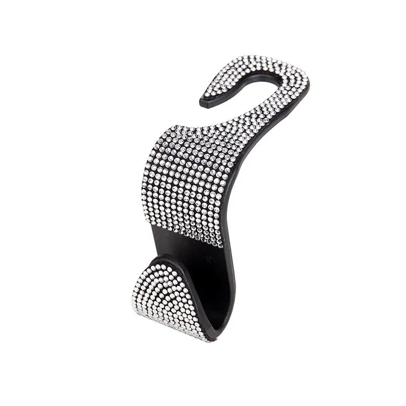 Rhinestone Car Seat Back Hook sparkling crystal design