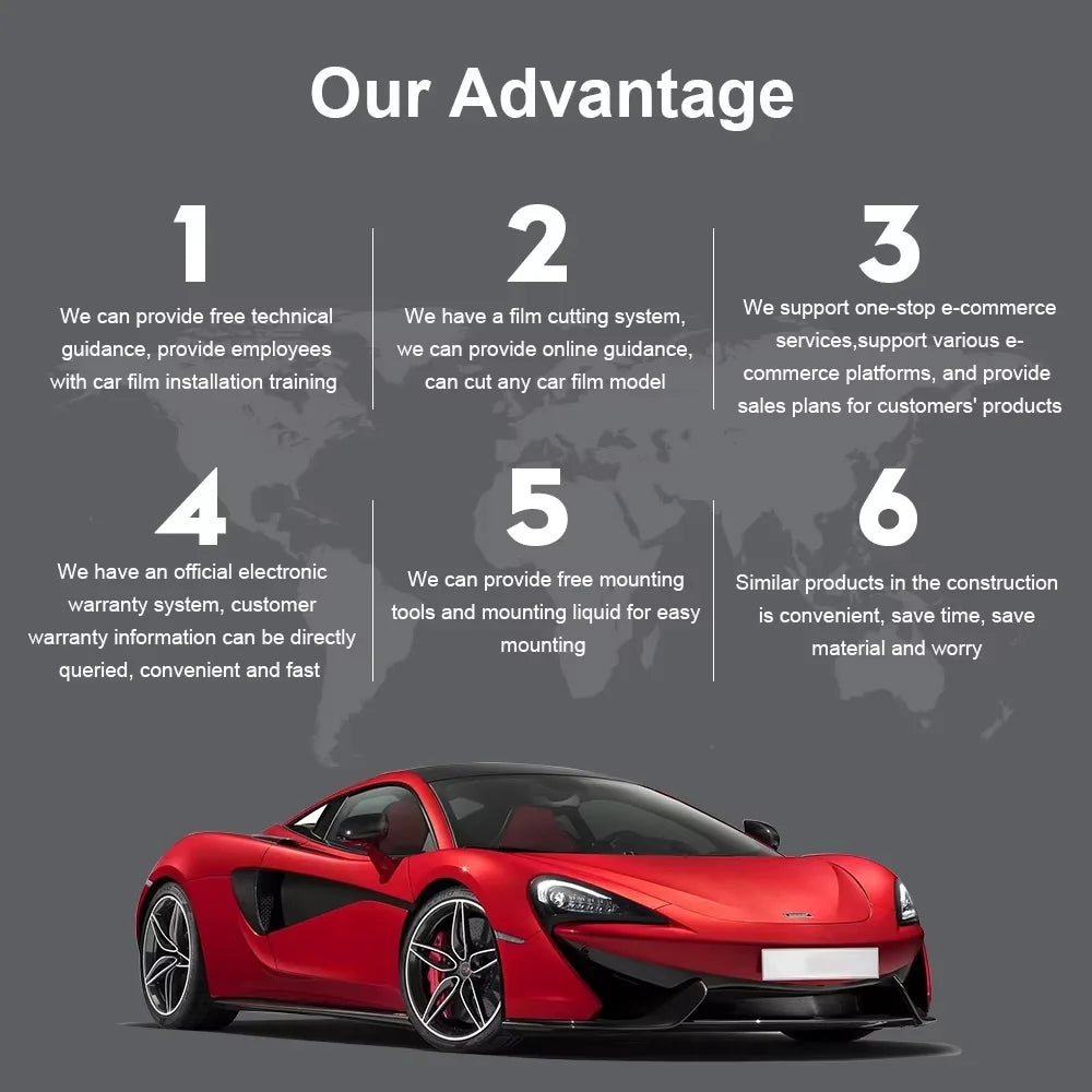 PPF Paint Protection Film Clear TPH Car Vinyl Wrap Anti Scratch Self Healing Waterproof Invisible Car Body Protective Stickers