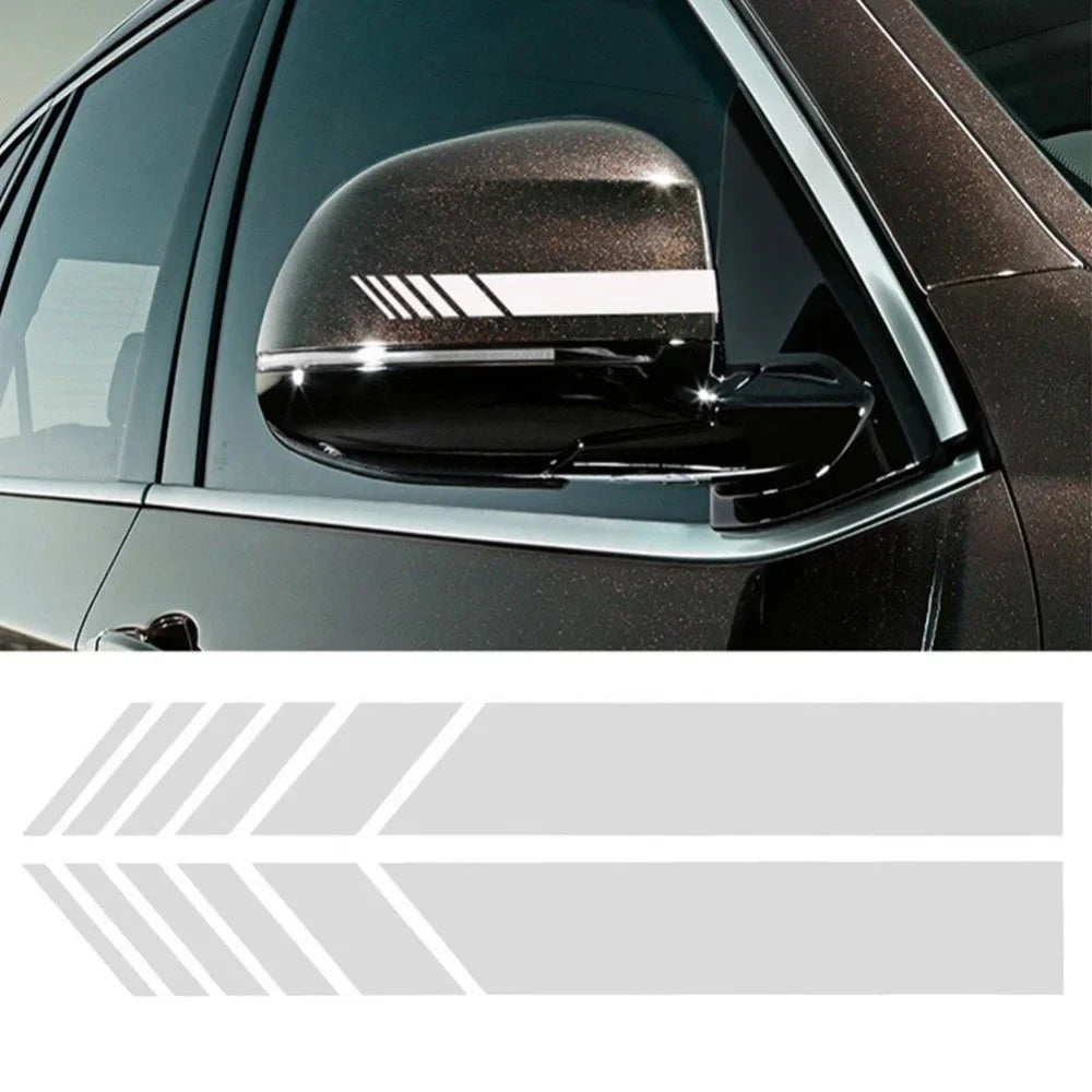 Car Stickers Reflective Flim Stripes Creative Decals Decoration For Motorcycles Rearview Mirrors Auto Tuning Styling