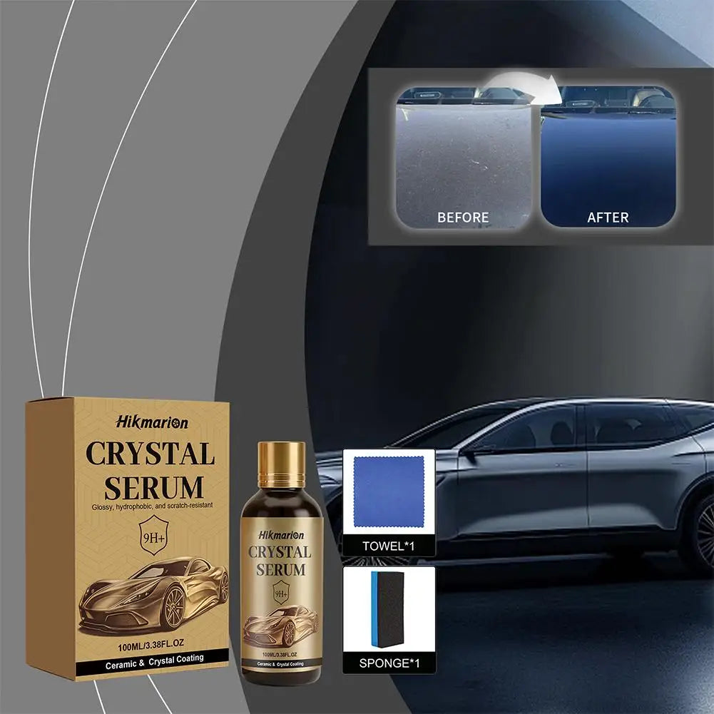 Ceramic Car Coating Kit, Auto Paint Crystal Plating, Gloss Enhancer, Anti-fouling Scratch Resistant, Hydrophobic Car Accessories