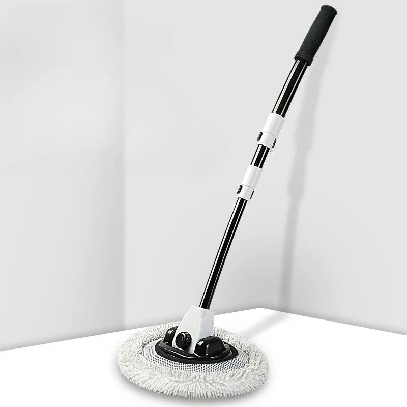 Car Wash Brush Car Cleaning Brush Telescoping Long Handle Mop Soft Hair Chenille Broom Universal Window Wash Auto Accessories