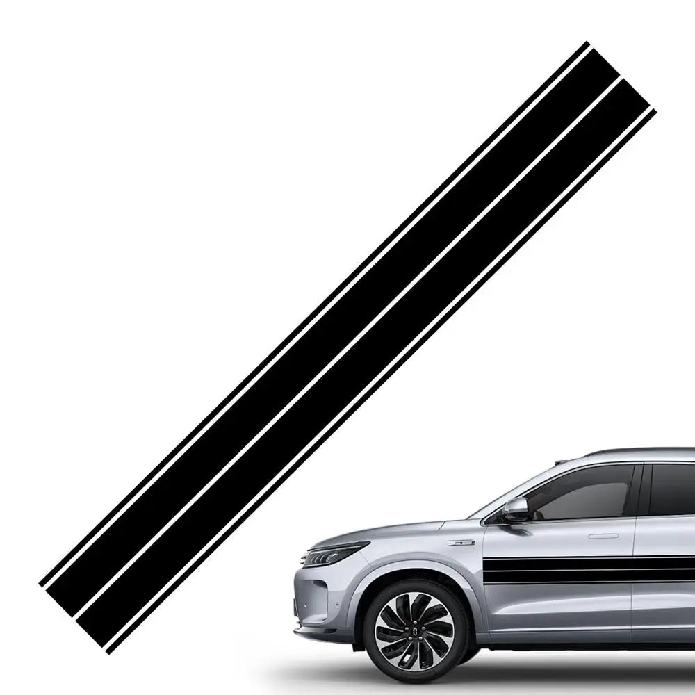 Car Hood Stripe Sticker Auto Racing Stripes Body Side Decal Modified Decoration For Car Engine Hood Exterior Decoration For All