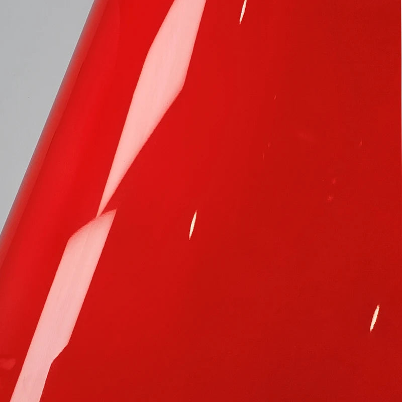 50cm*300cm High Glossy Crystal Racing Red Gloss Vinyl Wrap Red Glossy Car Wrapping Paper Car Wrap Roll Motorcycle Sticker