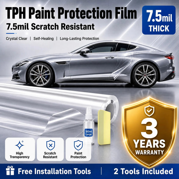 PPF Paint Protection Film Clear TPH Car Vinyl Wrap Anti Scratch Self Healing Waterproof Invisible Car Body Protective Stickers