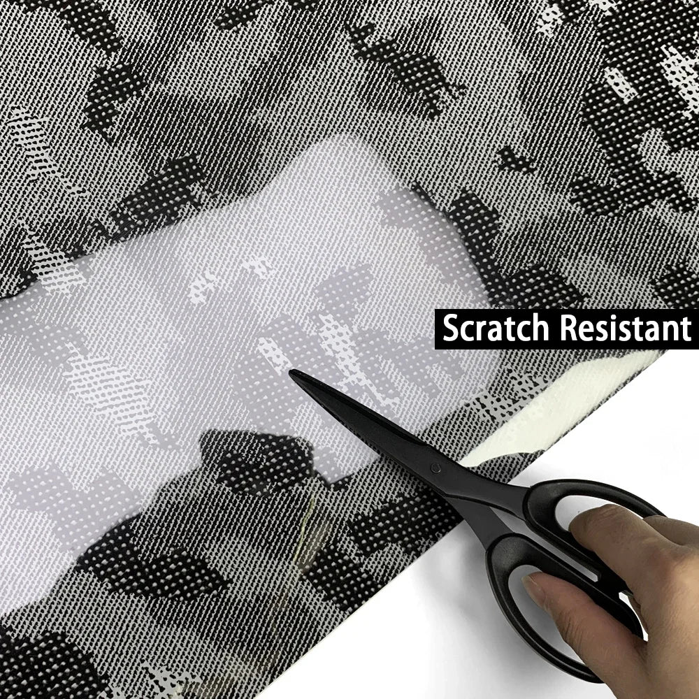 Carbon Fiber Vinyl Wrap PET Car Stickers Python Camouflage Vinyl Wrap Film Car Body Stickers Adhesive Vinyl for Car Accessories