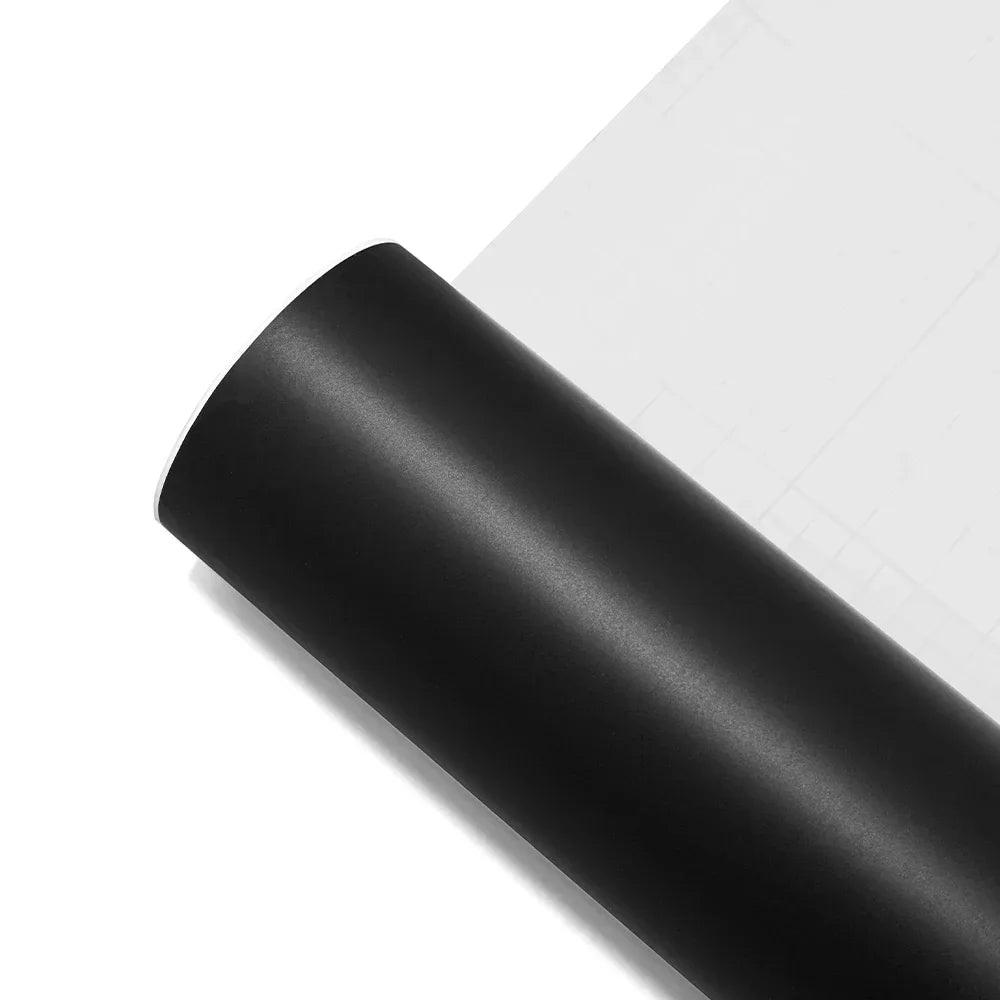 Car Wrap Roll Film Sticker Premium Matte Black Vinyl Vehicle Decal Body Trim Motorcycle Auto Decoration Film Air Bubble Free