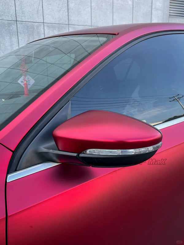 Highest Quality PET Romance Red Vinyl Wrap Self Adhesive Sticker Decal Vehicle Car Romanee Red Wraping Roll For Motorcycle