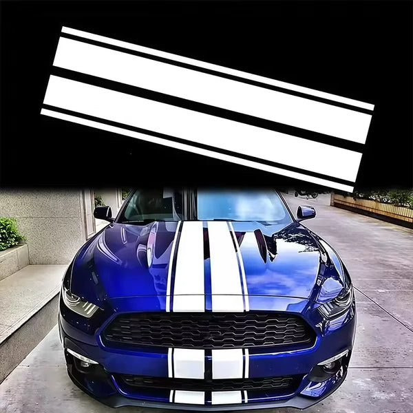 Stripe Car Decals Waterproof Stickers Durable for DIY Auto Hoods and Body Modified Car Accessories Decoration