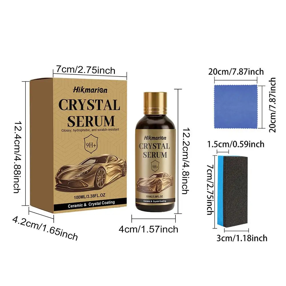 Ceramic Car Coating Kit, Auto Paint Crystal Plating, Gloss Enhancer, Anti-fouling Scratch Resistant, Hydrophobic Car Accessories