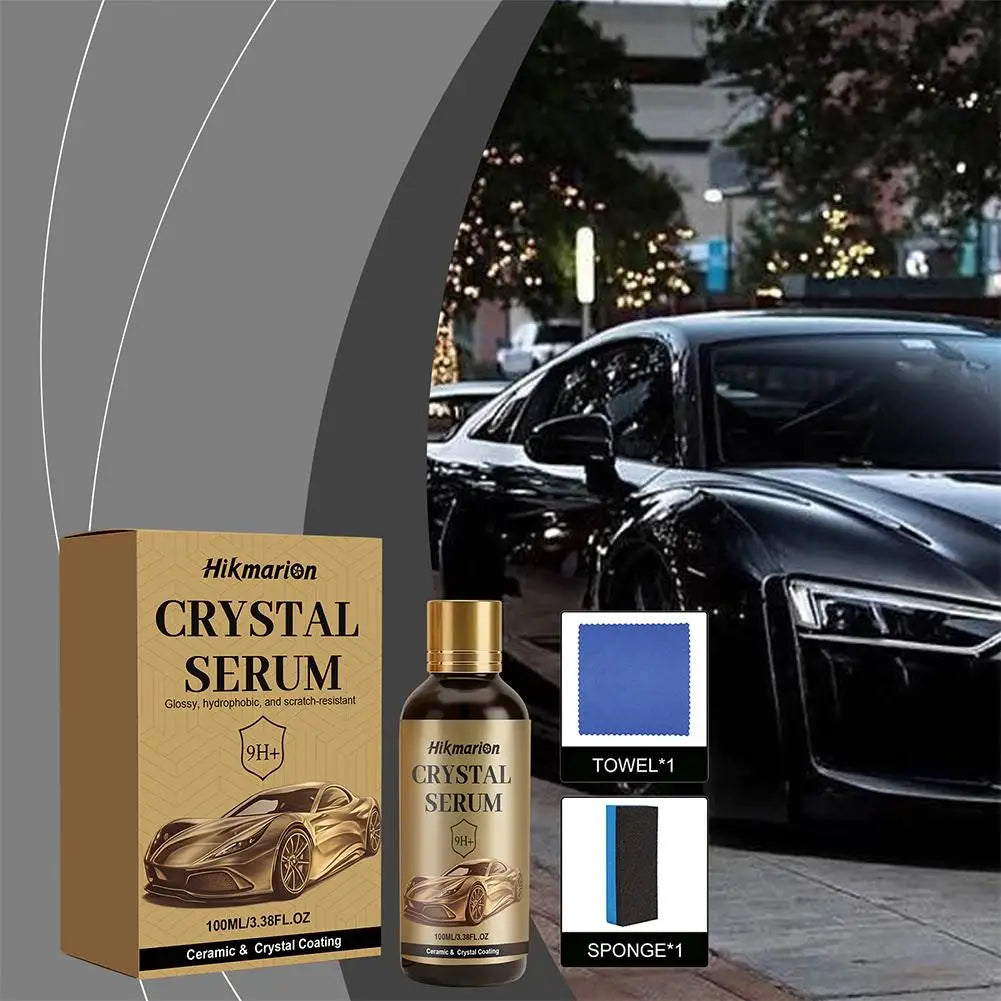 Ceramic Car Coating Kit, Auto Paint Crystal Plating, Gloss Enhancer, Anti-fouling Scratch Resistant, Hydrophobic Car Accessories
