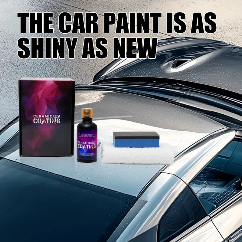 DETAILING Ceramic Car Coating Set 3PC 50ml Nano Ceramic Coating For Auto Paint Care Durable Protection Paintwork Shine Shield