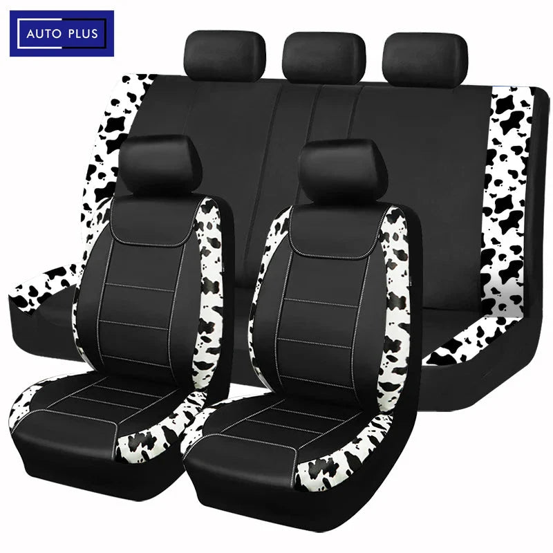 Faux Leather Car Seat Covers universal fit design