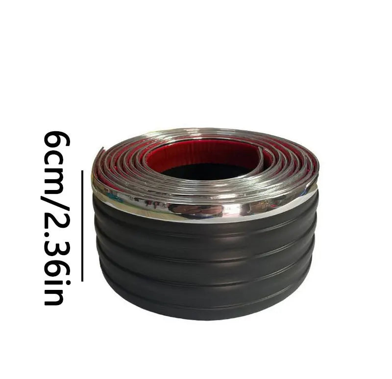 Car Side Skirt Anti-Collision Strip, Universal Red/Blue Edge, Body Modification, Lower Beam Skirt Protection Against Scratches