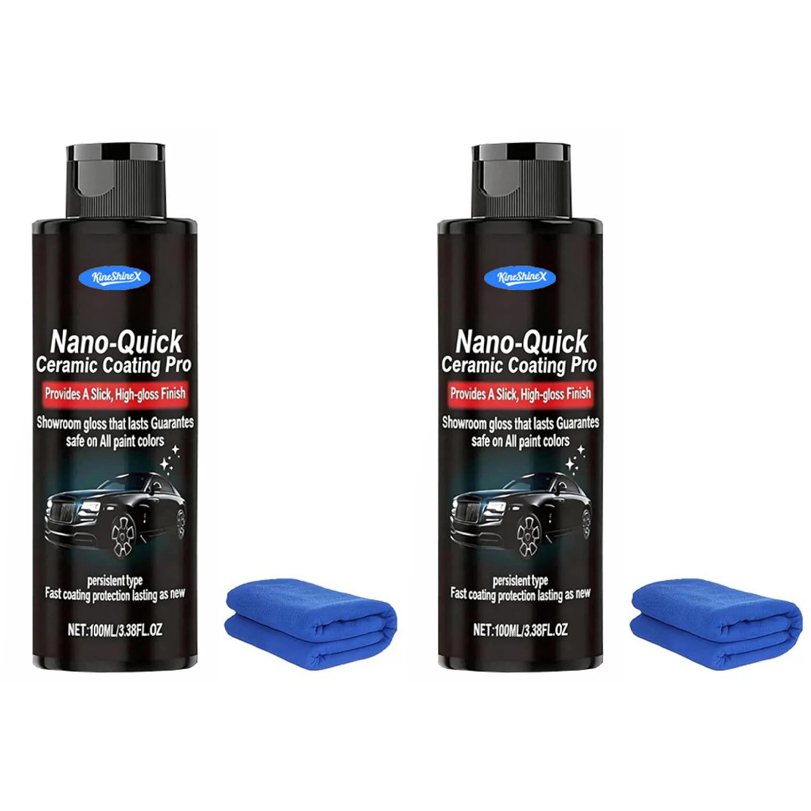 Nano-Quick Ceramic Coating Pro Quick-Effect High-Gloss Car Detailing Spray Instants Mirror-Like Shine Paint Exterior Protection