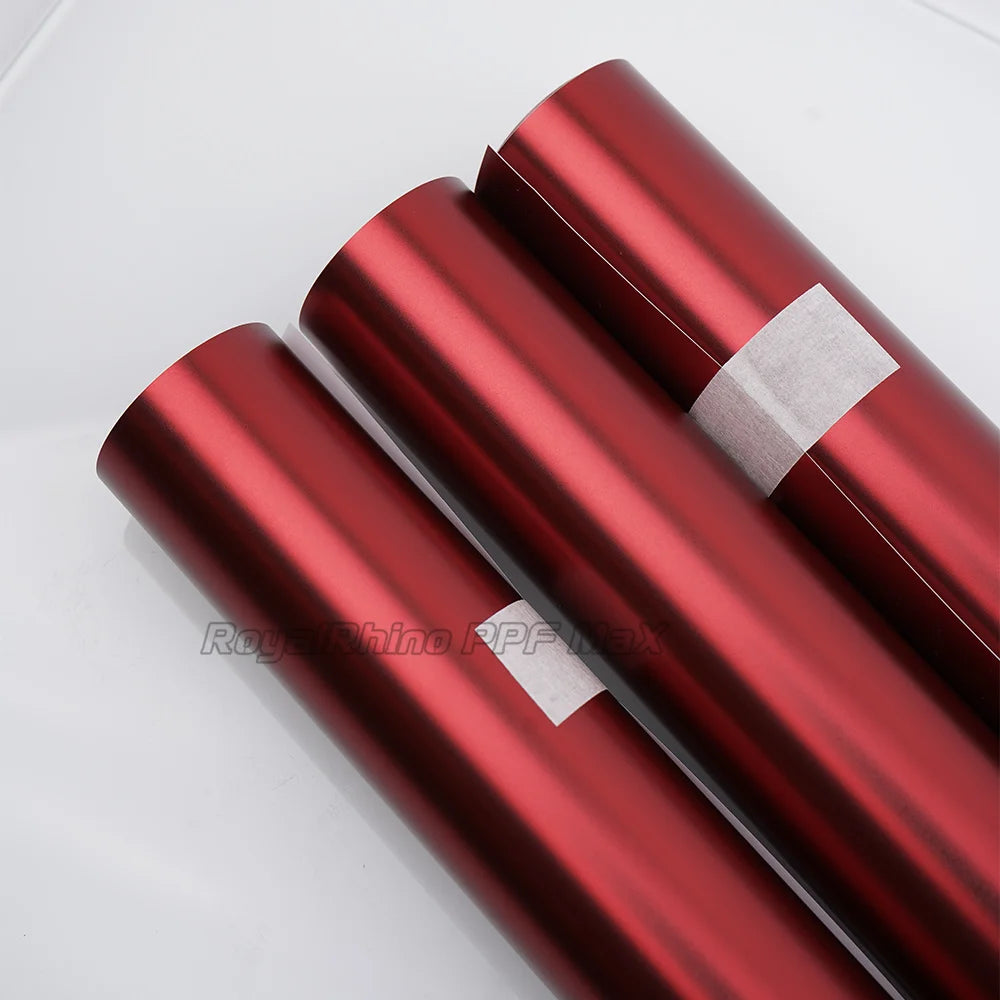 Highest Quality PET Romance Red Vinyl Wrap Self Adhesive Sticker Decal Vehicle Car Romanee Red Wraping Roll For Motorcycle