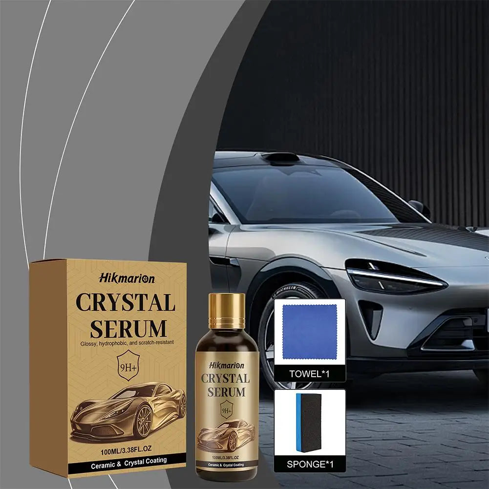 Ceramic Car Coating Kit, Auto Paint Crystal Plating, Gloss Enhancer, Anti-fouling Scratch Resistant, Hydrophobic Car Accessories