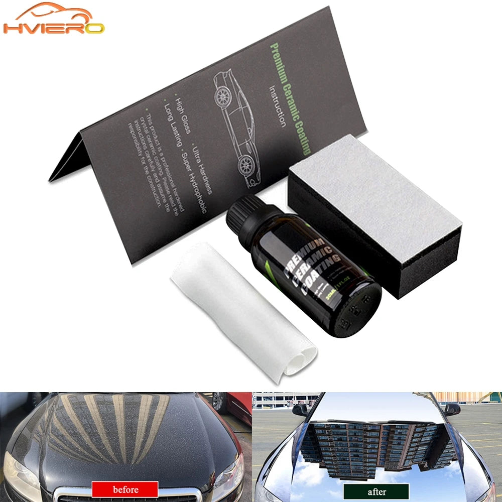 Liquid Ceramic Coating cleaning 30/50ml Auto Hydrophobic Crystal Plating Anti-Scratch Paint Care polishing Nano Car accessories