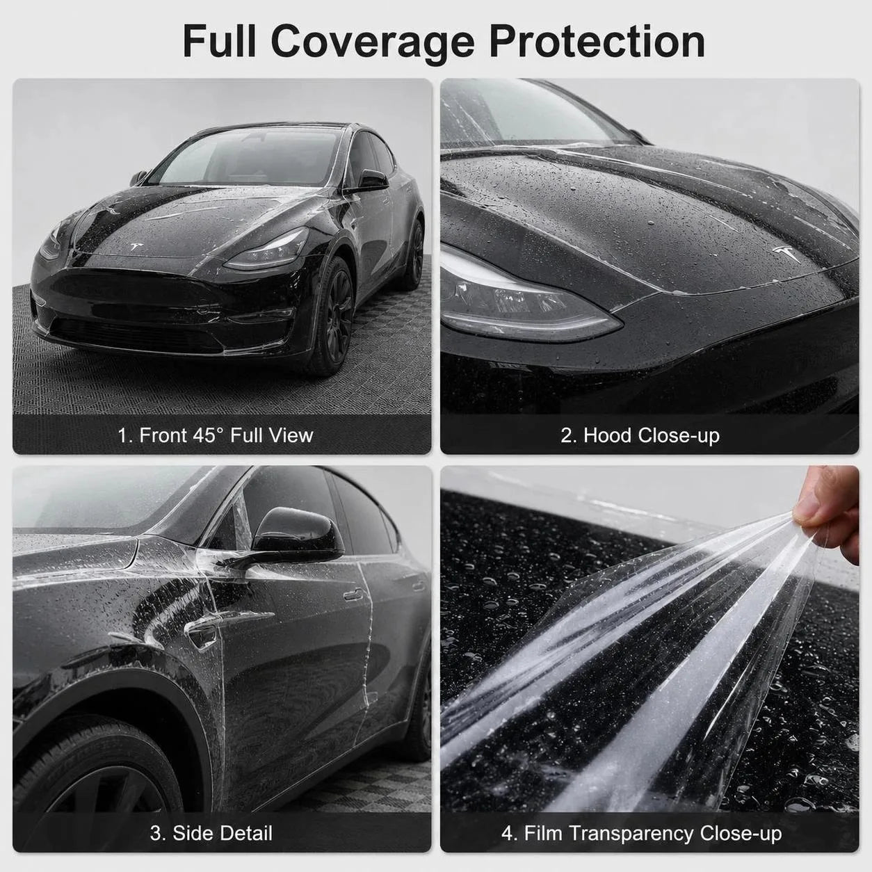 PPF Paint Protection Film Clear TPH Car Vinyl Wrap Anti Scratch Self Healing Waterproof Invisible Car Body Protective Stickers