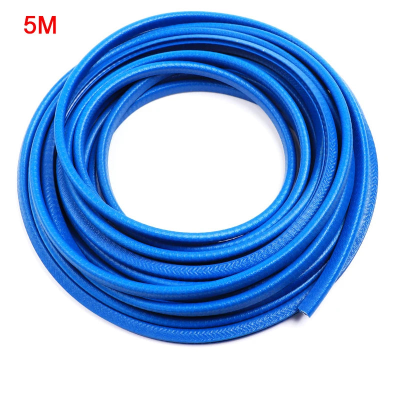 5M Car Door Anti Collision Strip with Steel Disc Bumper Trim Edge Scratch Protector Strip Sealing Guard Styling Car Decoration
