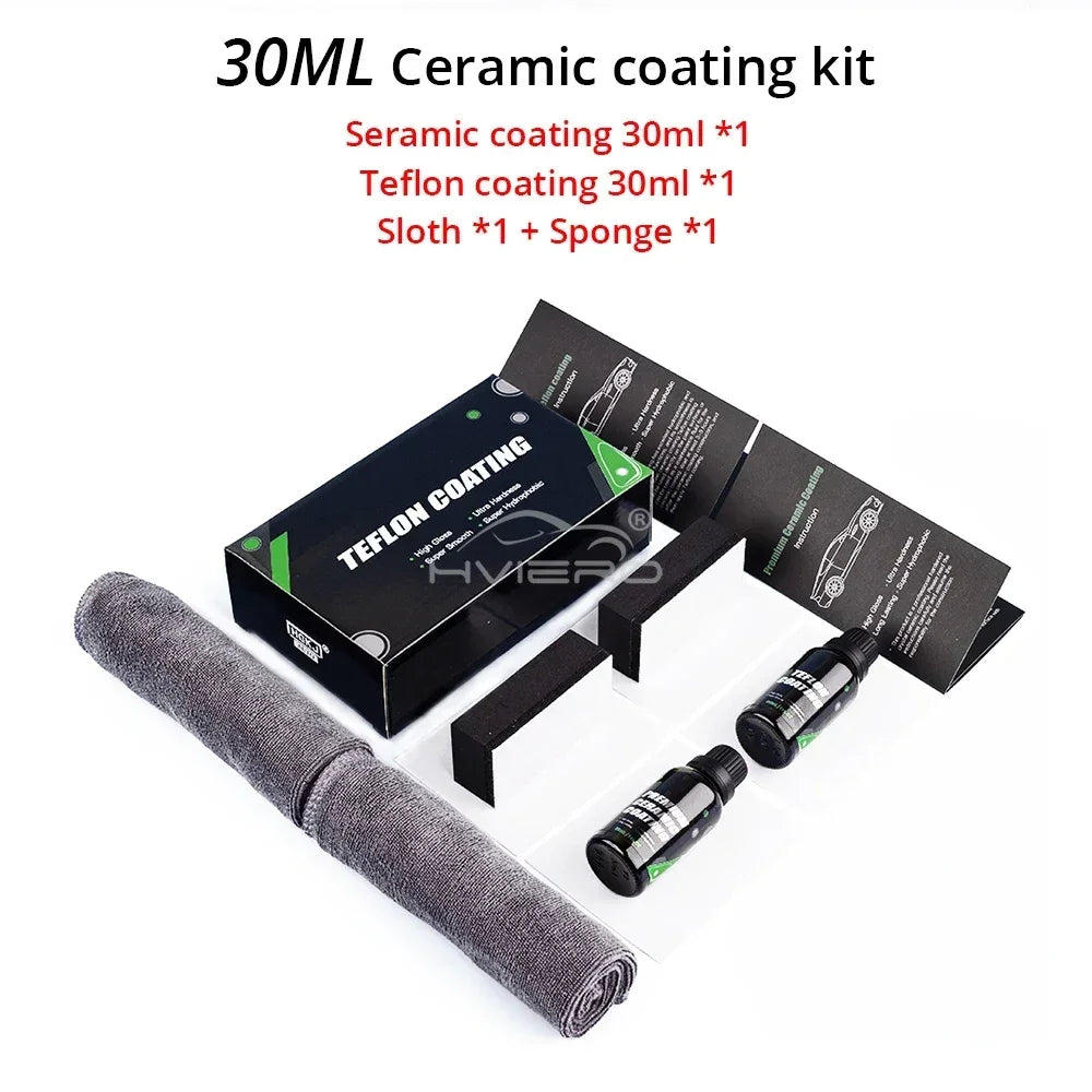 Liquid Ceramic Coating cleaning 30/50ml Auto Hydrophobic Crystal Plating Anti-Scratch Paint Care polishing Nano Car accessories