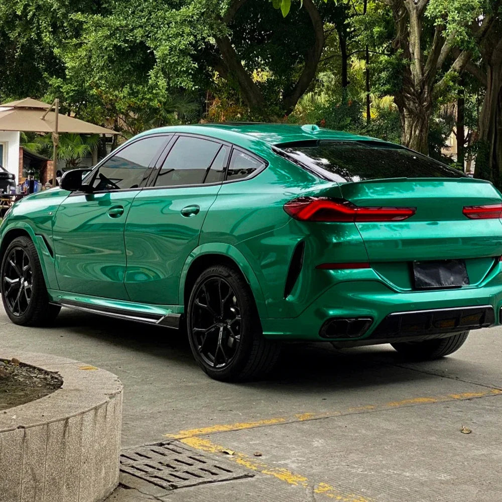 Car Sticker Wrap Vinyl Film Isle of Man Green PET Bubble Free Wrapping Film Car Accessories Auto Decals Interior Exterior
