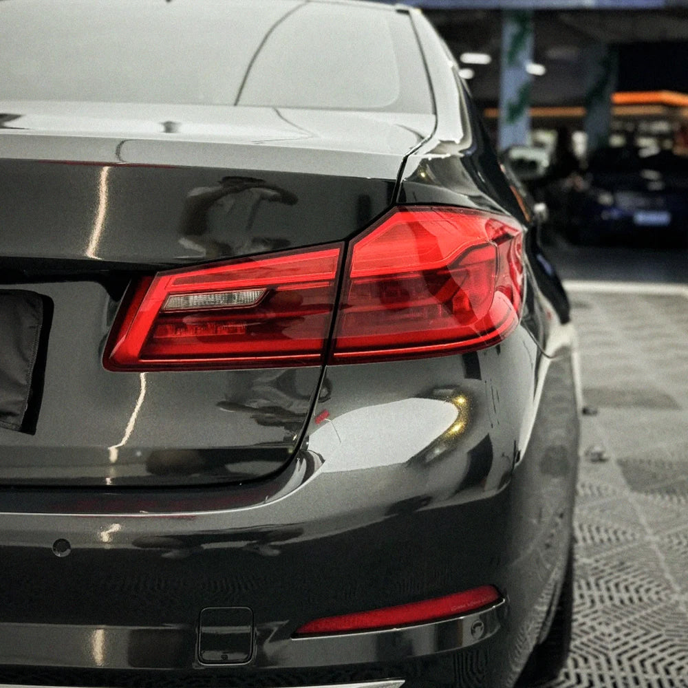 Car Wrap Vinyl Film High Gloss Graphite Gray Bubble Free Auto Sticker Wrapping Roll PET Vehicle Body Decals Car Accessories