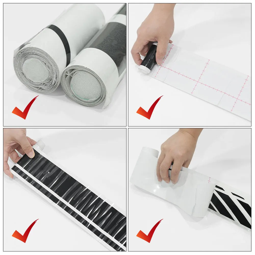 Car Stripes Decoration Sticker for Truck Boat Pontoon RV Trailer UTV Cart Vinyl Decal Stickers Graphics Auto Tuning Accessories