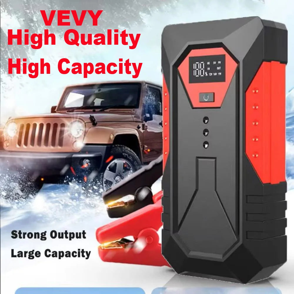 Compact Car Jump Starter Power Bank Emergency Start Device for Petrol & Diesel Daily Vehicles Auto Car Battery Charger