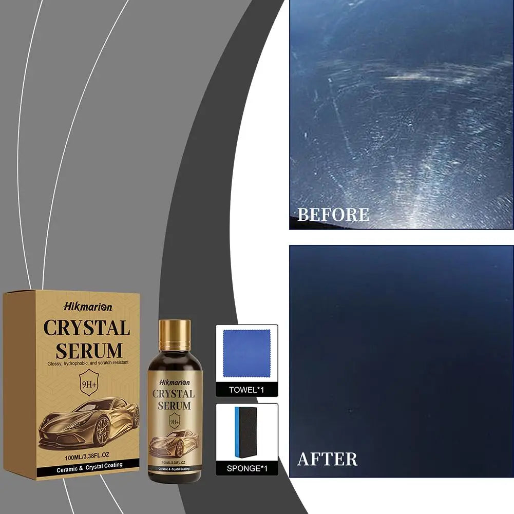 Ceramic Car Coating Kit, Auto Paint Crystal Plating, Gloss Enhancer, Anti-fouling Scratch Resistant, Hydrophobic Car Accessories
