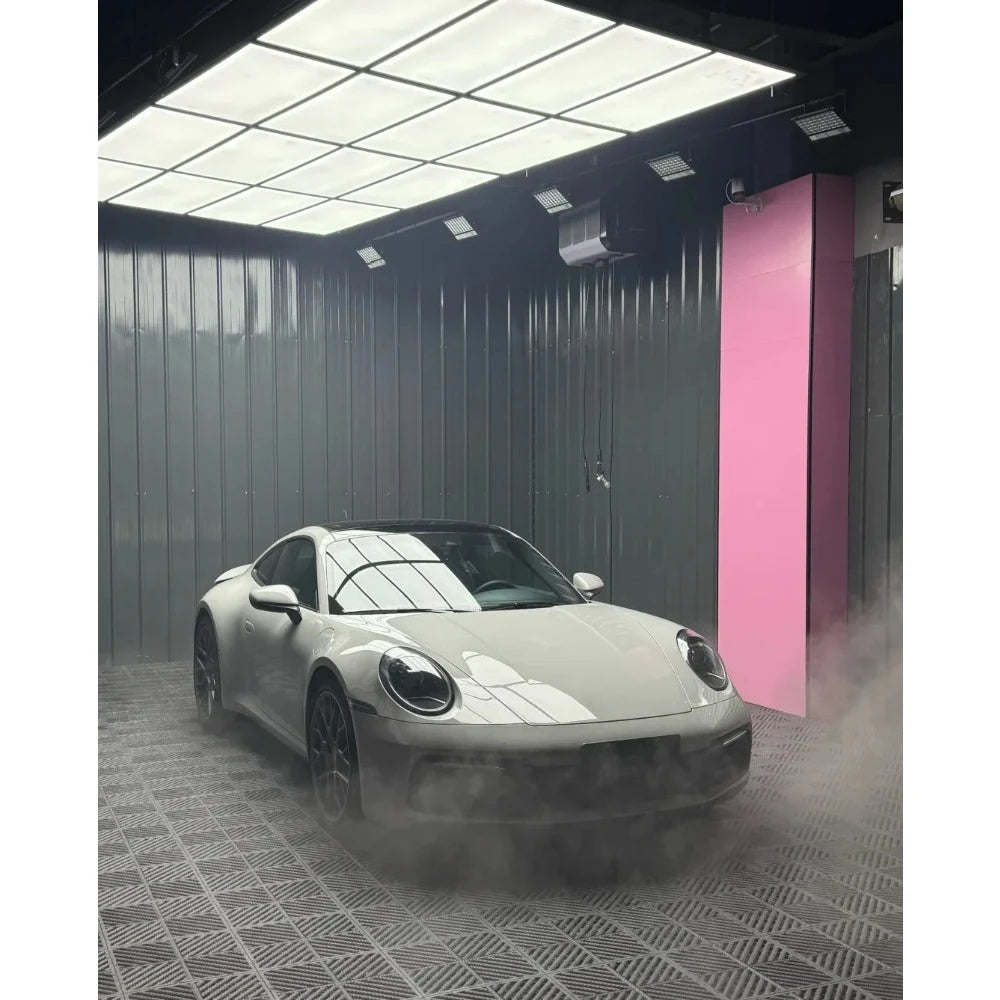 Sub-gray Color Changing Vinyl Wrap 1.52x17m, PET Self Adhesive Car Film, Satin Air Bubble Free Auto Wrap