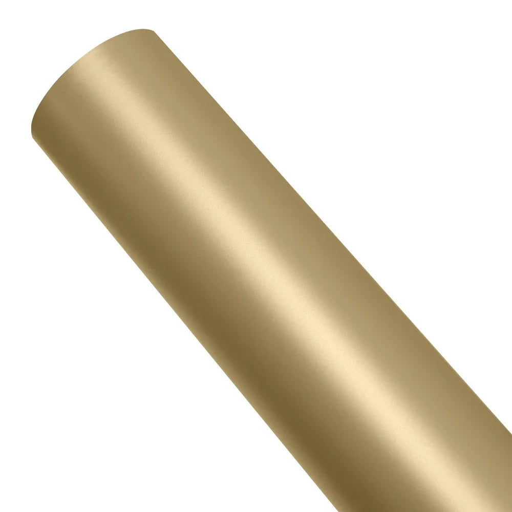 Car Vinyl Wrap Roll Film Matte Gold DIY Motorcycle Body Styling Decal Auto Interior Console Modification Film Air Release Cover