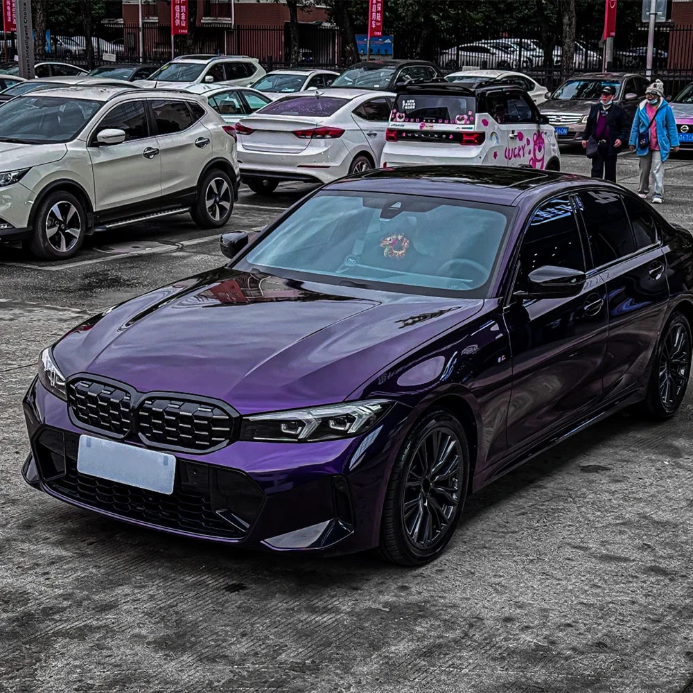1.52/3/6/16.5M Dolotta Purple Vinyl Film Car Styling Wrapping Sheet Roll Film Automobiles for Car Hood Roof Stickers Accessories