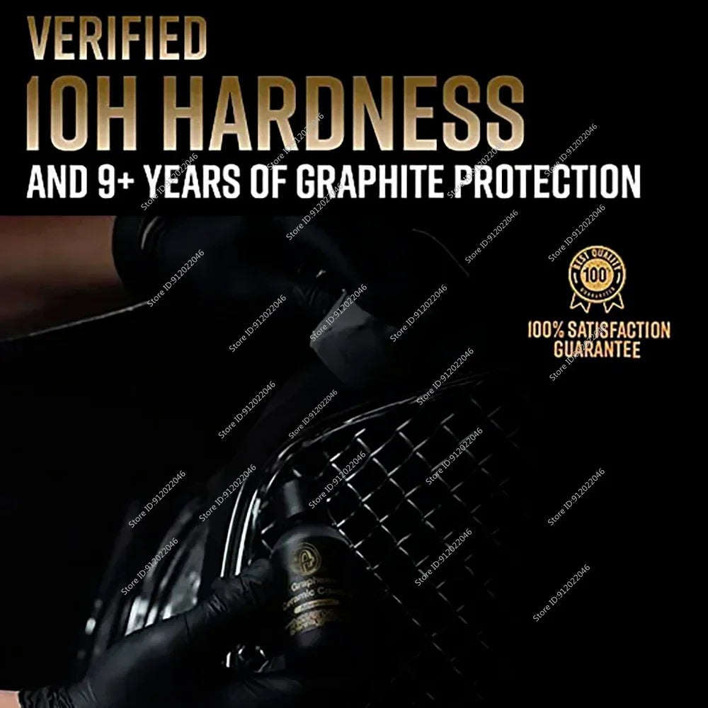 Graphene Ceramic Coating 10H Coating for Car Detailing Professionals 9+ Years of Protection Patented UV Glow Advanced Technology