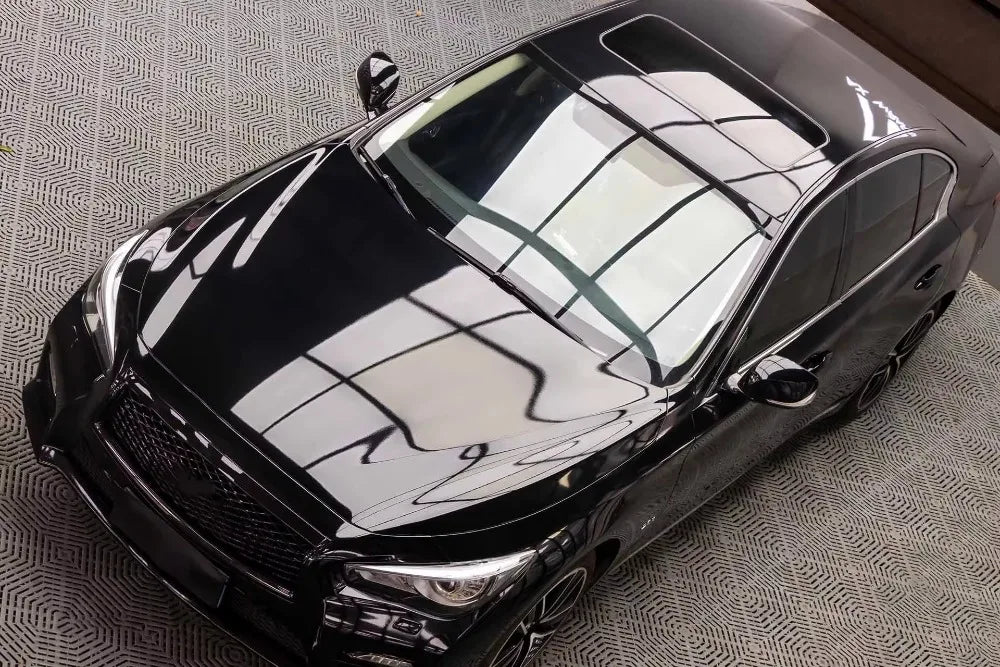 Glossy Black Car Wrapping Vinyl Wrap Film Sticker Roll Bubble Free Air Release Vehicle Motocycle Decal Auto Tuning Accessories