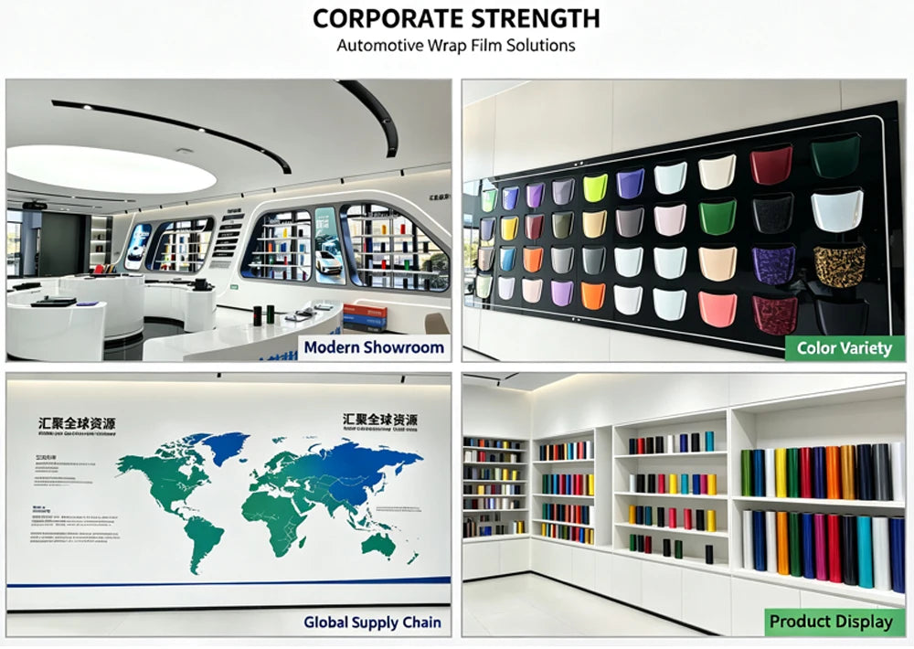 5x56ft Satin Metallic Black Car Wrap Vinyl Film for Automobiles High-Quality Durable Wrap Film for Vehicle Customization