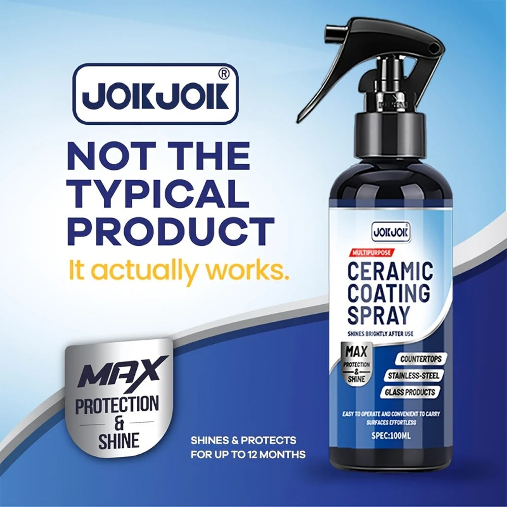 Home Ceramic Coating for Stainless Steel - Shine, Seal & Protect Kitchen & Bath Surfaces - High Shine - Prevents Fingerprints on