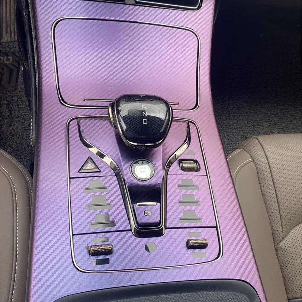 Car Wrapping Vinyl Chameleon Carbon Fiber Vinyl Wrap Sticker Roll Film Bubble Free Auto Sticker Car Accessories Decoration
