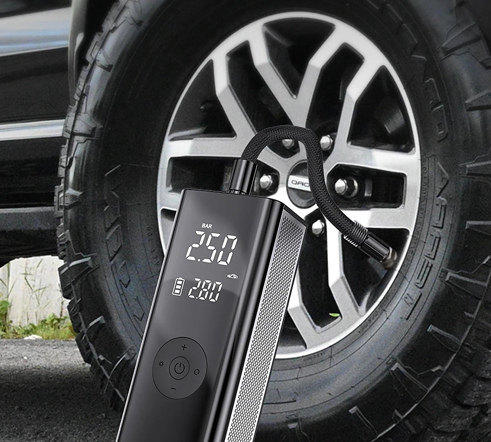Car Air Compressor Electric Tyre Inflator Pump For CAR With LED Lamp Motorcycle Bicycle Tire Portable Inflatable Pump Air Pump