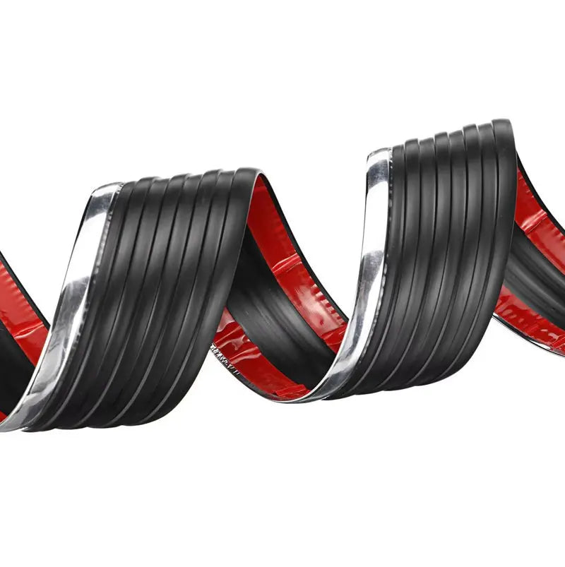 Car Side Skirt Anti-Collision Strip, Universal Red/Blue Edge, Body Modification, Lower Beam Skirt Protection Against Scratches