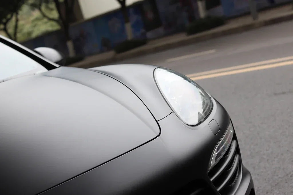 Car Wrap Roll Film Sticker Premium Matte Black Vinyl Vehicle Decal Body Trim Motorcycle Auto Decoration Film Air Bubble Free