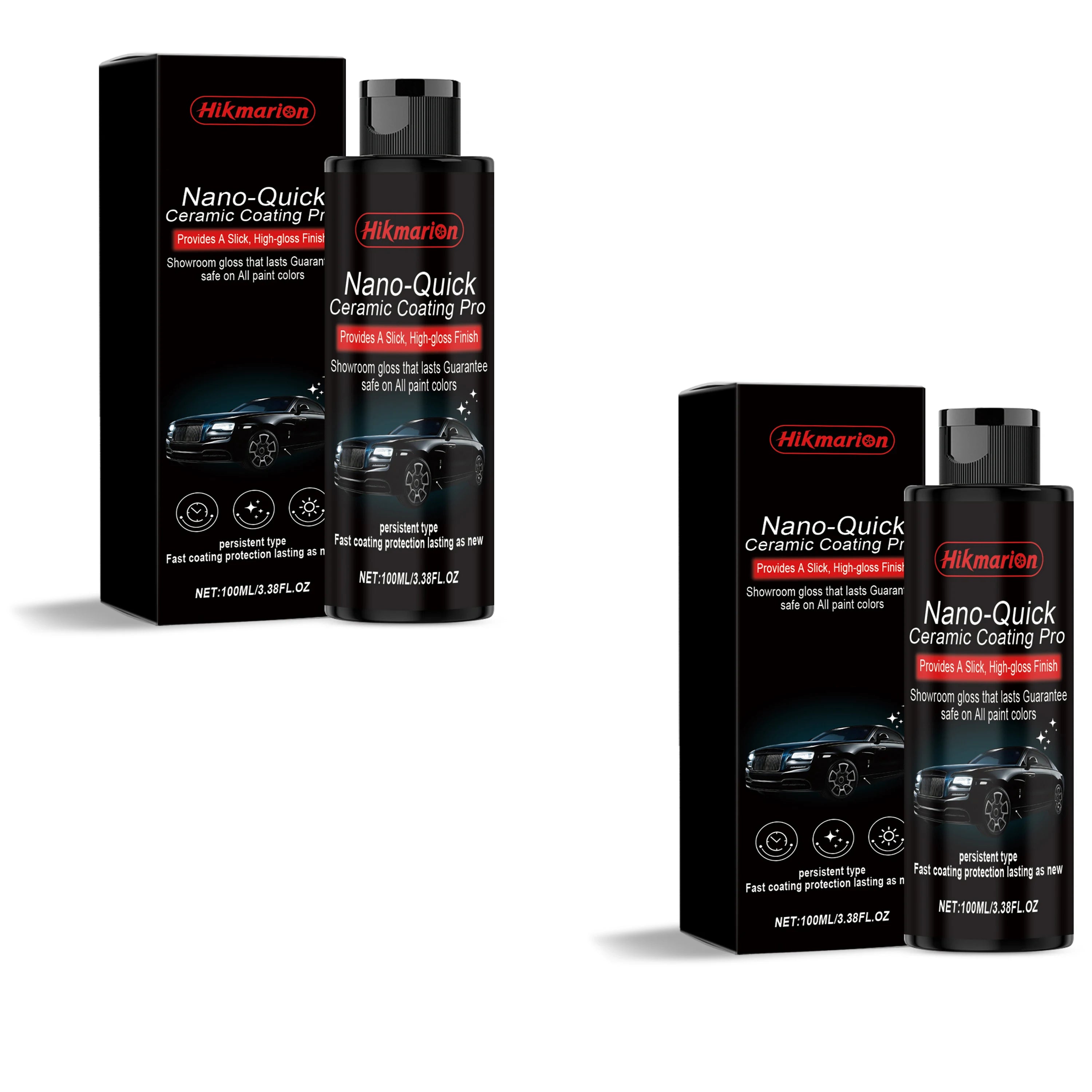 Nano Ceramic Coating Agent - Car Surface Coating, Polishing, Refurbishing for Extra Shine and Daily Care