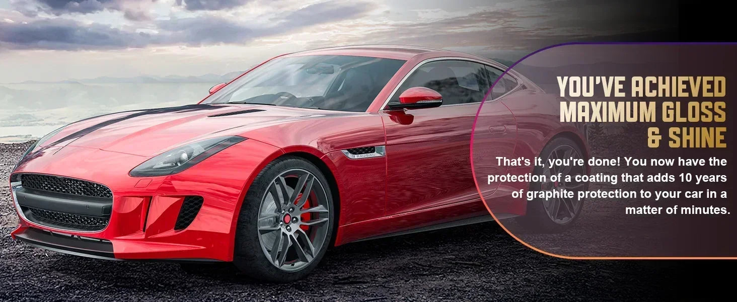 Graphene Ceramic Coating 20H with Self Healing and UV Track Technology Car Detailing Professionals 10+ Years of Protection