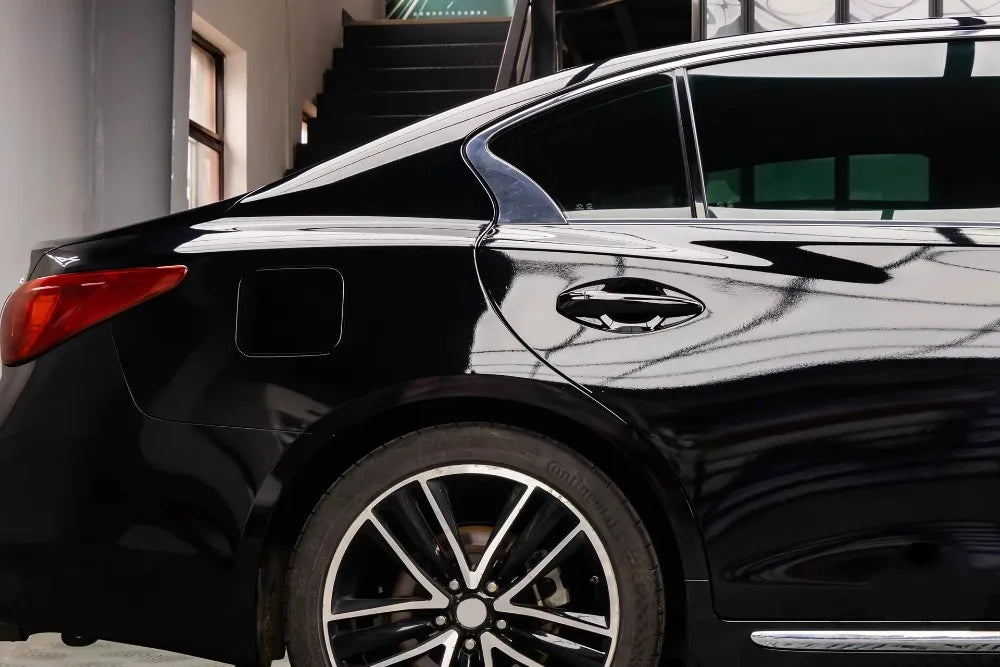 Glossy Black Car Wrapping Vinyl Wrap Film Sticker Roll Bubble Free Air Release Vehicle Motocycle Decal Auto Tuning Accessories