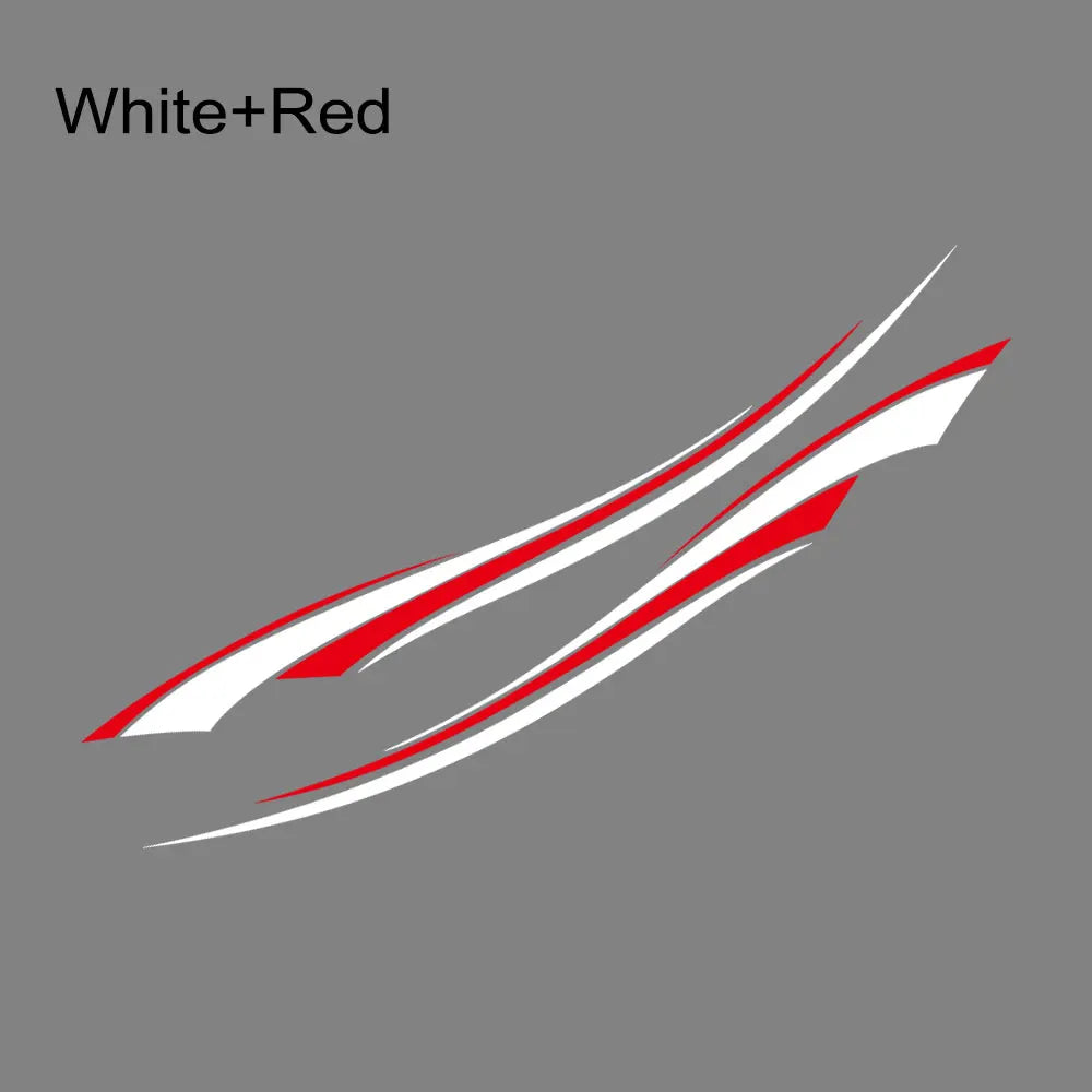 Car Stripes Decor Sticker for Truck Boat Pontoon RV Trailer UTV Cart Vinyl Decal Stickers Graphics Auto Tuning Accessories