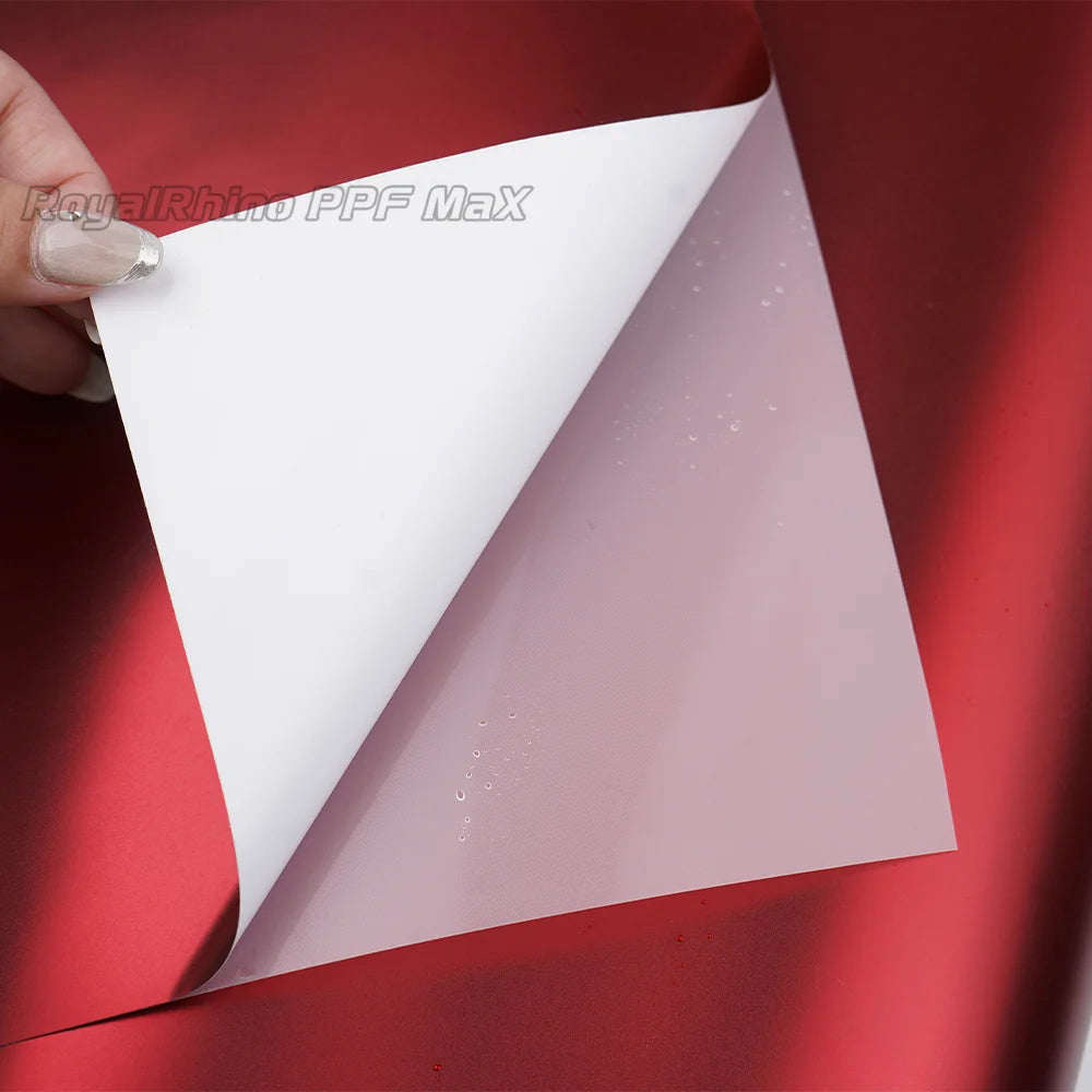 Highest Quality PET Romance Red Vinyl Wrap Self Adhesive Sticker Decal Vehicle Car Romanee Red Wraping Roll For Motorcycle