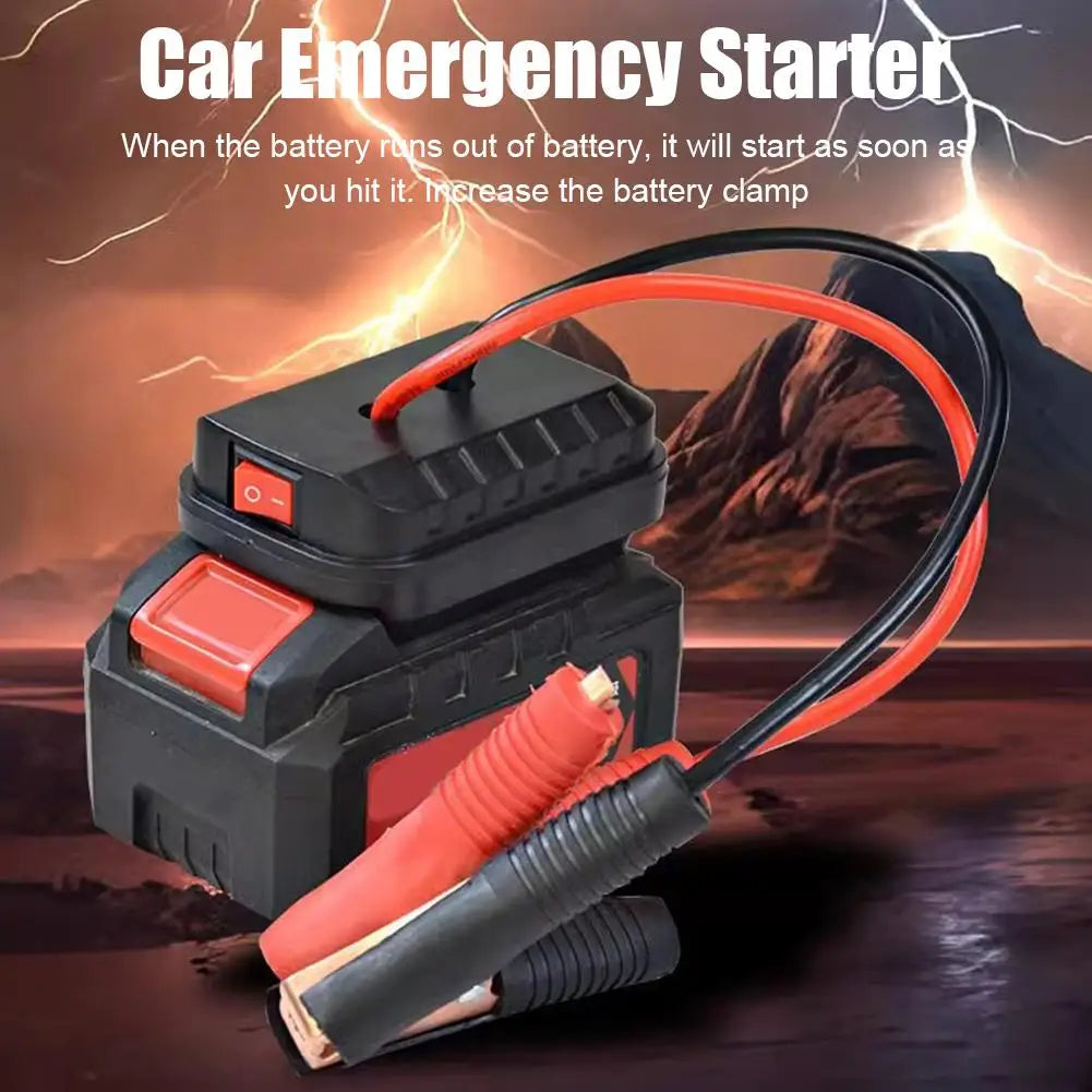Car Emergency Starter for Makita Converter Charger Electric Wrench Grinder Electric Hammer Car Emergency Starter Car Accessories