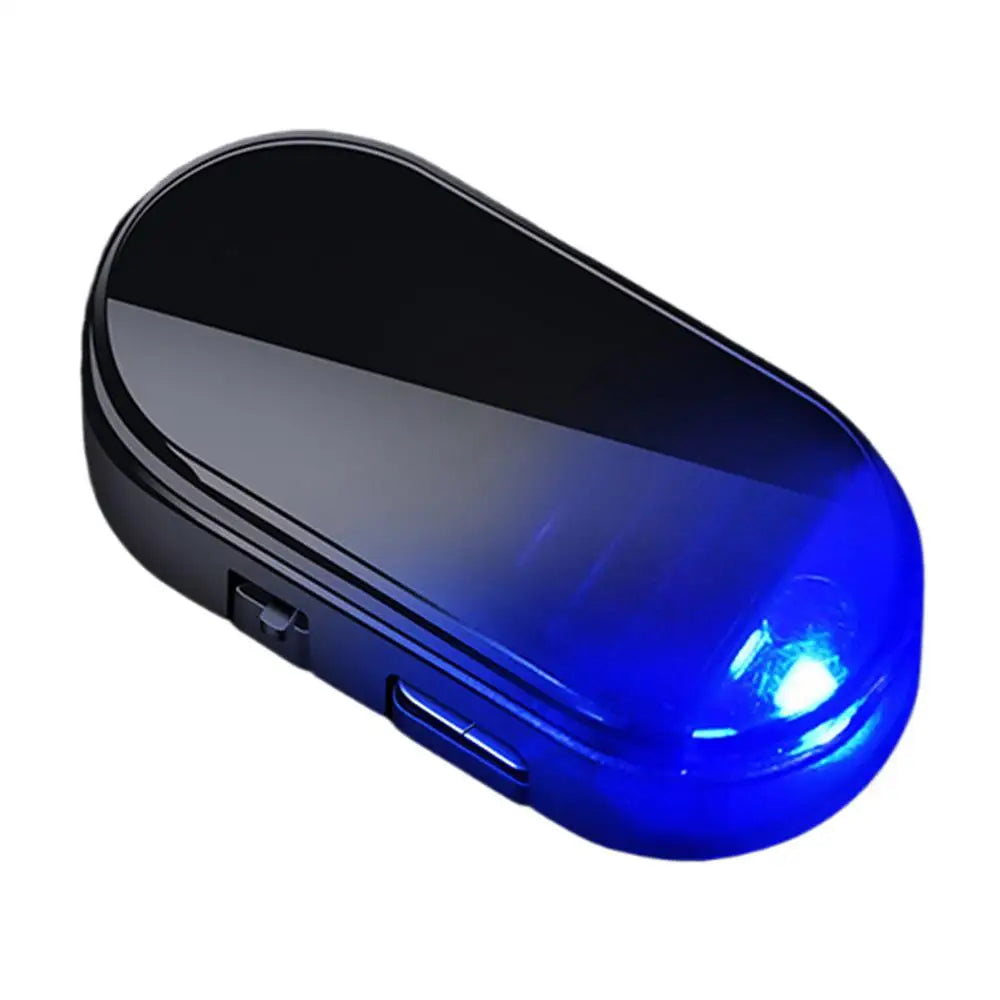 Car Fake Security Light Solar Powered simulation Alarm Anti Theft LED warning light Flashing Caution Lamp for Auto Interior Safe