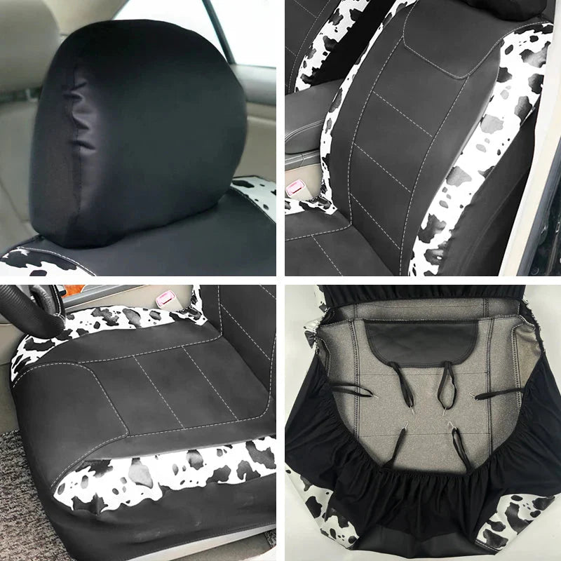 Faux Leather Car Seat Covers universal fit design