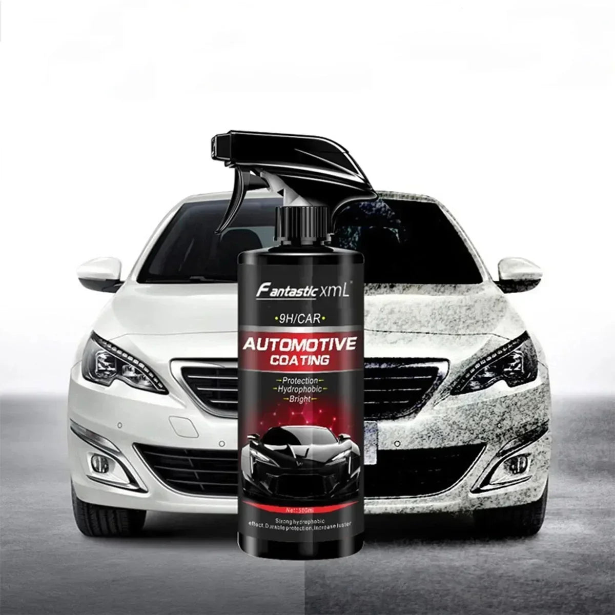 Car 500mL 9H Hardness Ceramic Coating – Nano Glass & Plastic Restorer for Automotive Detailing (Voiture / Car Accessories & Tool