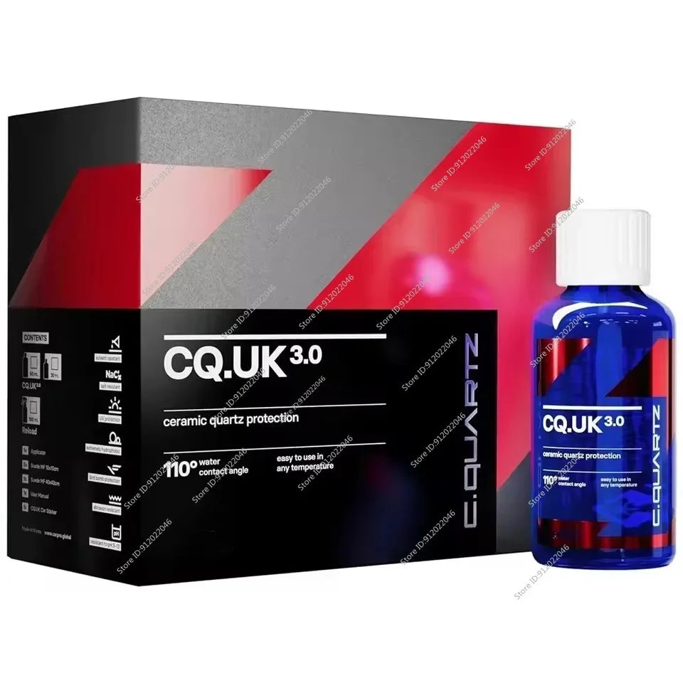 Ceramic Coating for Cars Quartz Based Nanotechnology Bonds To Paint Glass Metal and Plastic Paint Care